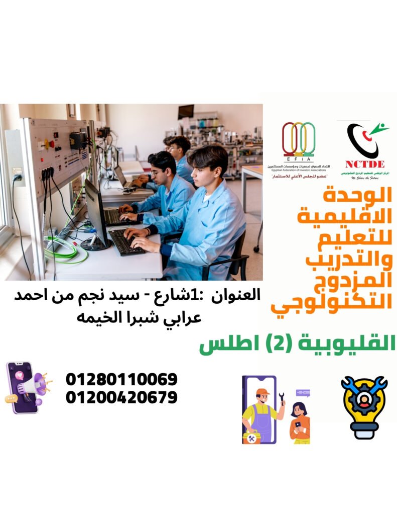 الوحدة الاقليمية للتعليم والتدريب المزدوج التكنولوجي بالقليوبية (2) اطلس