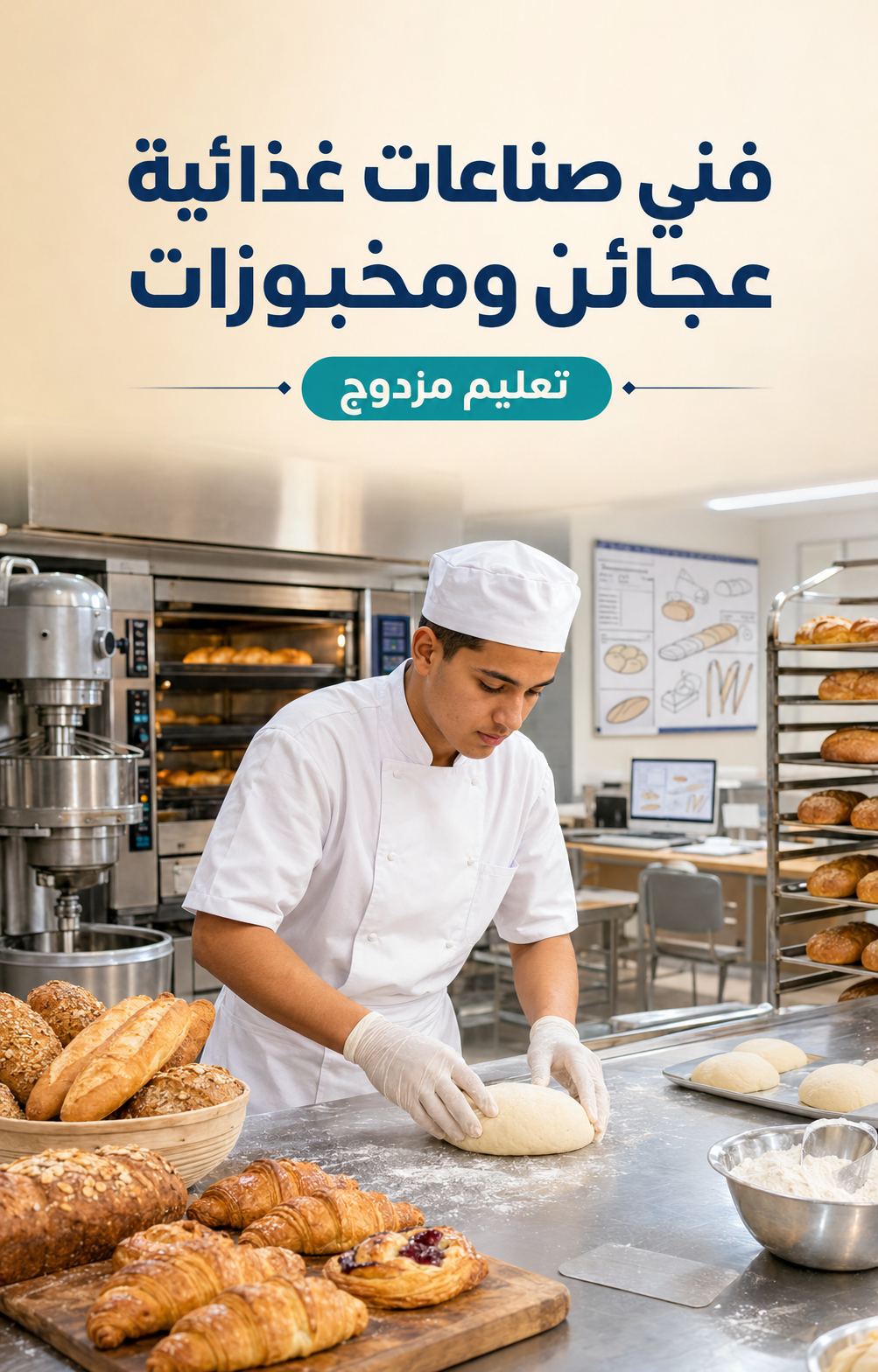 مهنه فنى صناعات غذائيه عجائن ومخبوزات مزدوج